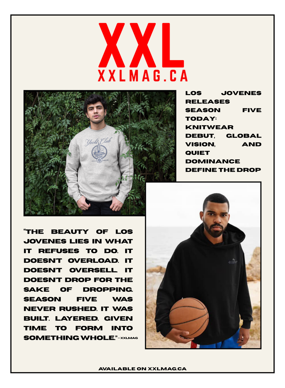 Los Jovenes Releases Season Five Today: Knitwear Debut, Global Vision, And Quiet Dominance Define The Drop