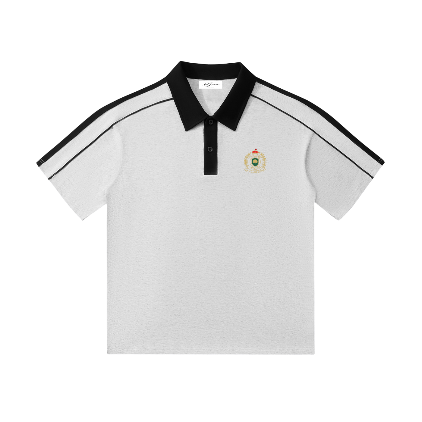 Country Club Crest Two-Tone Polo