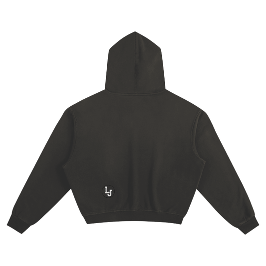 Elevated Basic Stained Boxy Hoodie