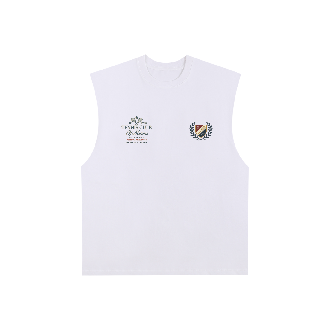 Miami Tennis Club Sleeve-Less Training Tee