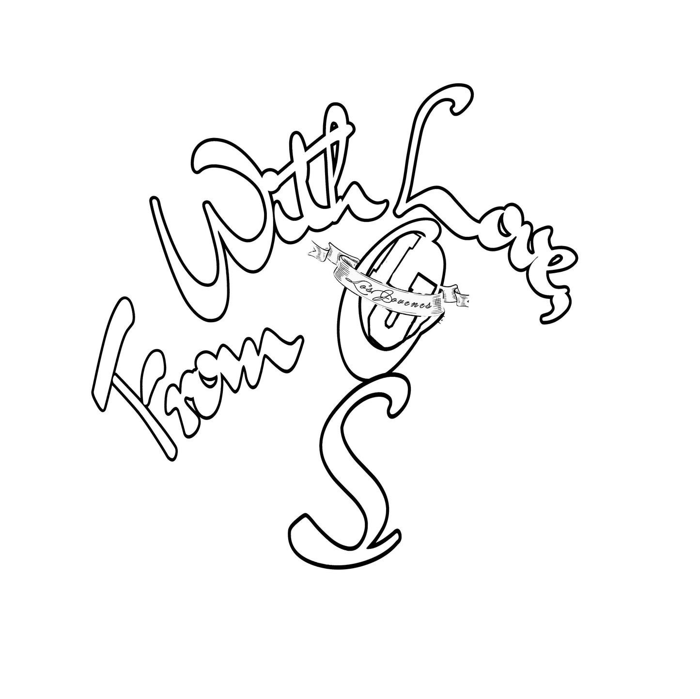 With Love, From Los Vintage Zip Up Sweater