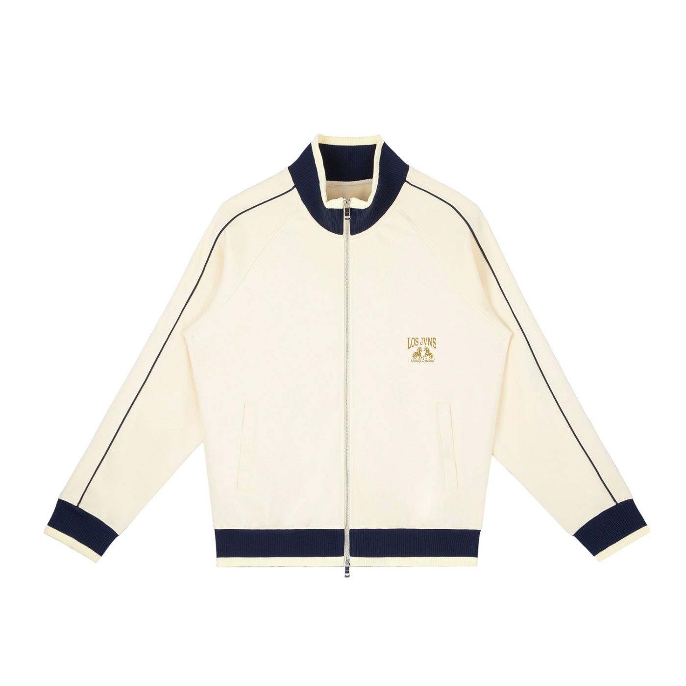 Quality Apparel Knit Zip Up Track Jacket