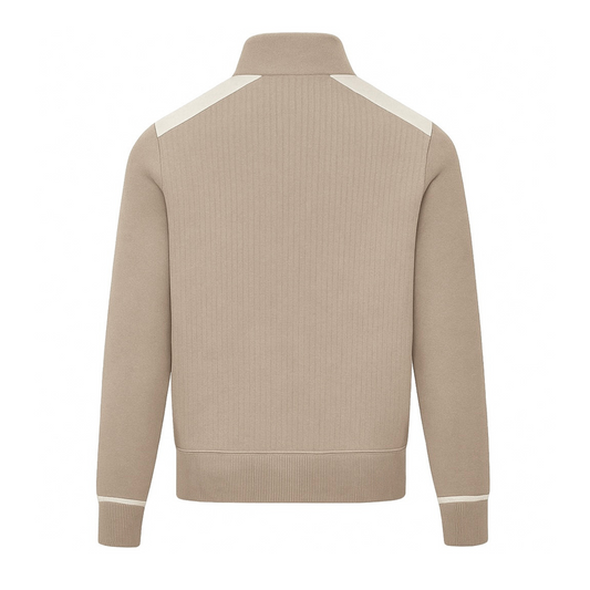 Knit Cashmere Blend Quarter Zip
