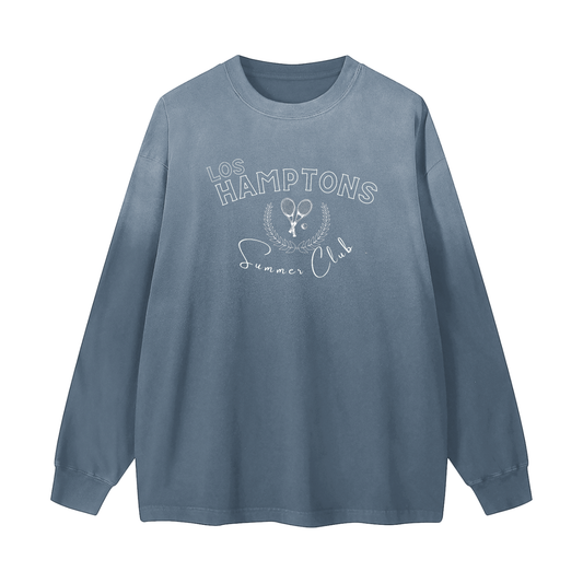 Los Hamptons Washed Long Sleeve Tee