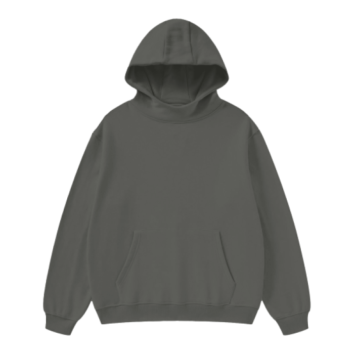 Elevated Basic High Neck Hoodie