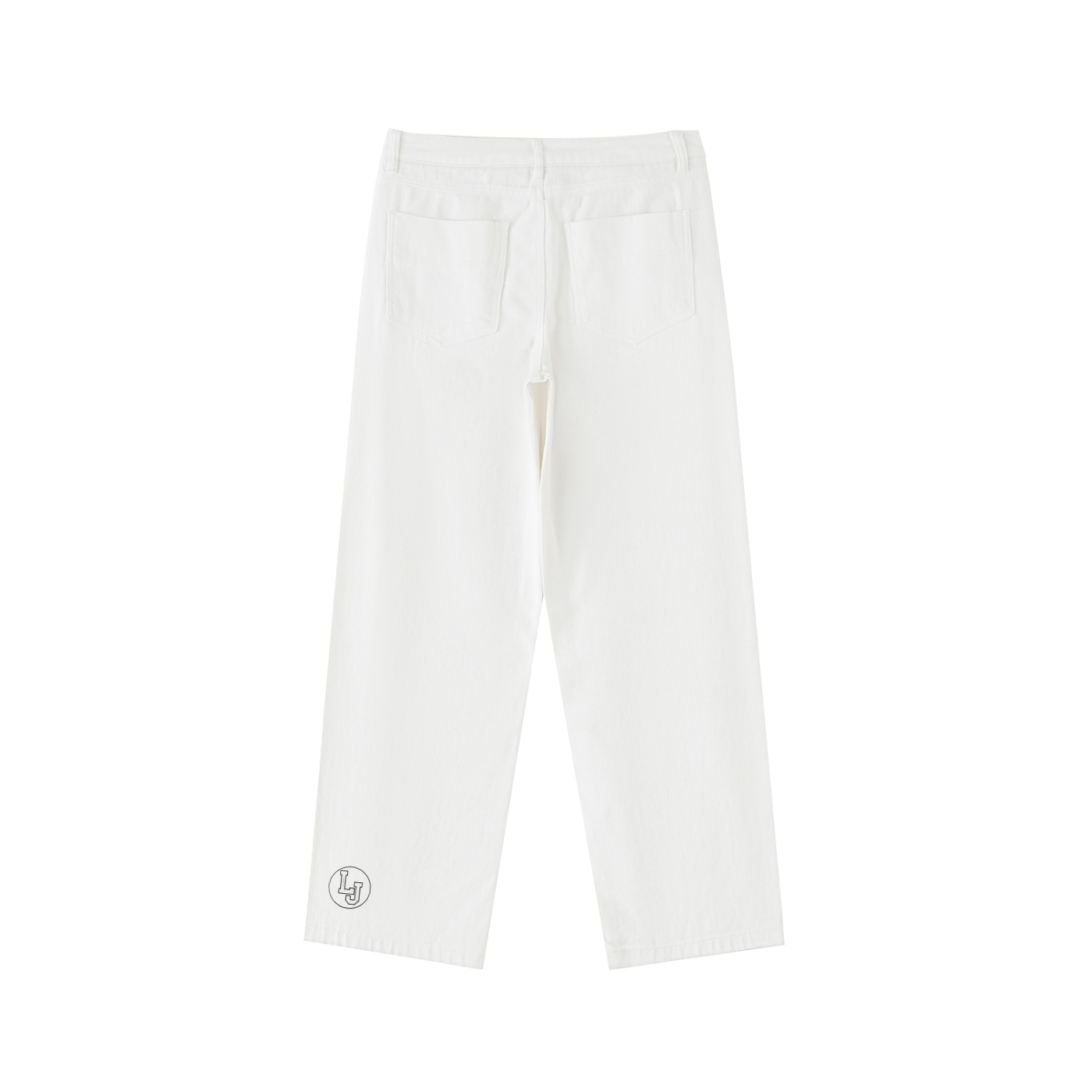 Elevated Basic Cotton Straight Leg Jeans