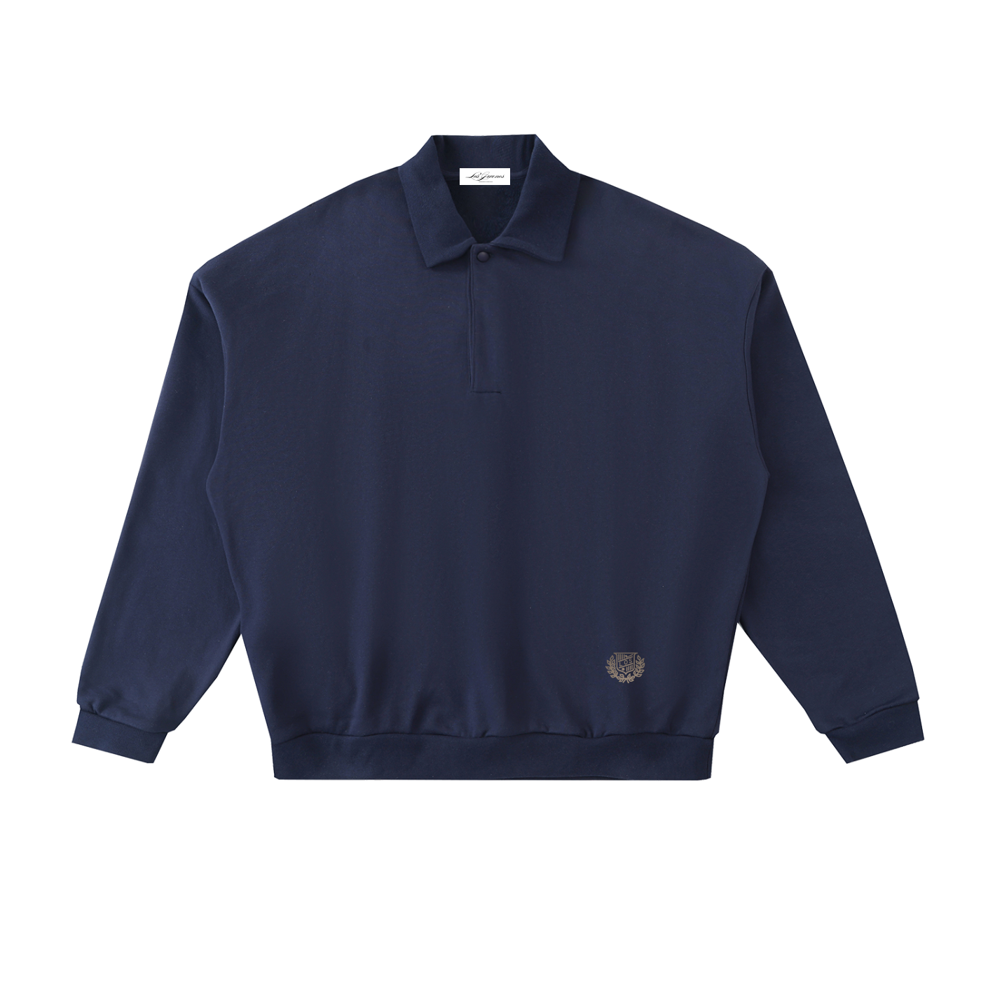 Country Club Emblem Long Sleeve Polo