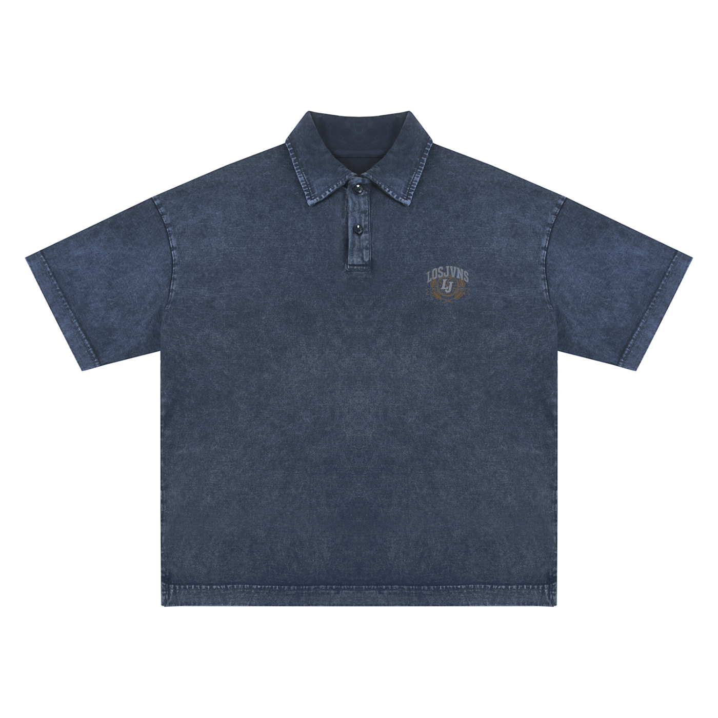 L. Jvns Crest Washed Polo