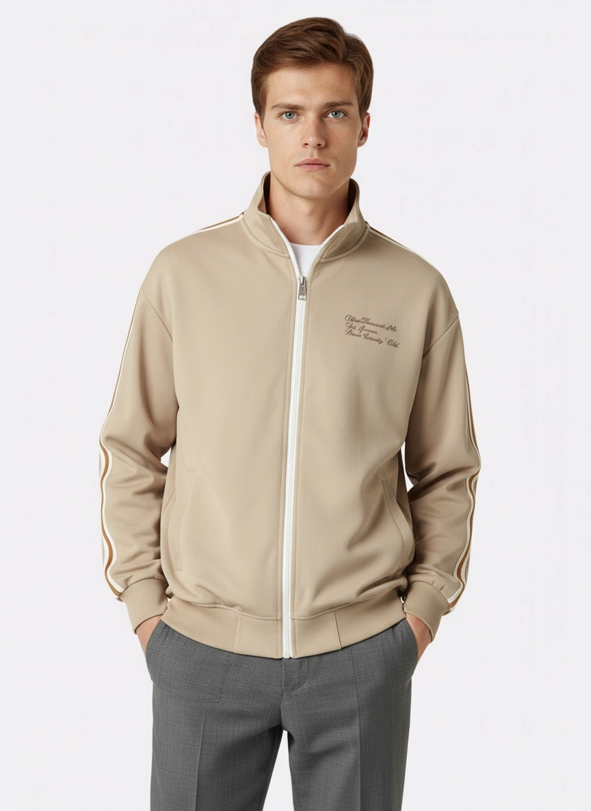 Country Club Script Track Jacket