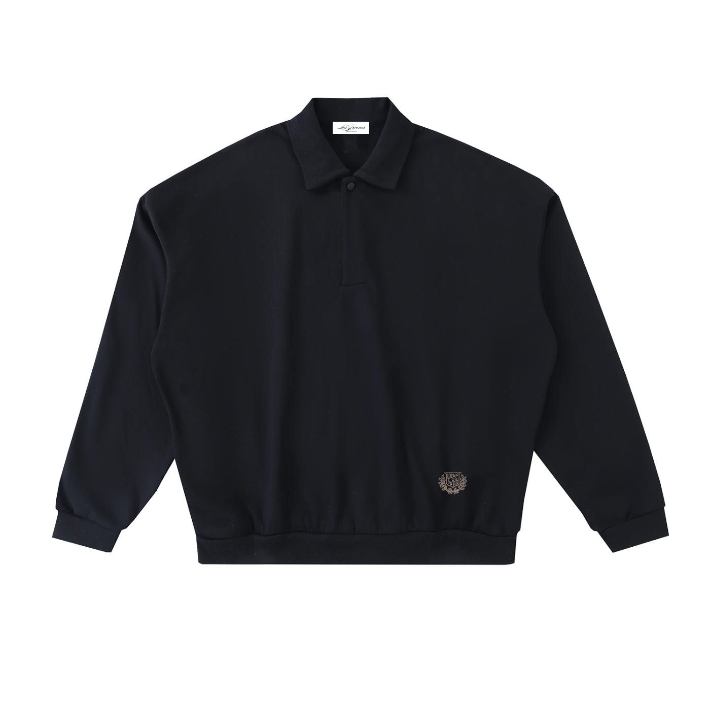 Country Club Emblem Long Sleeve Polo