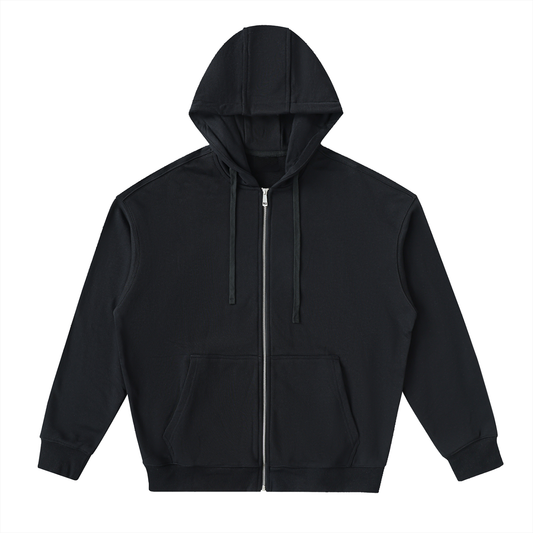 Elevated Basic Heavyweight Zip Up Sweater