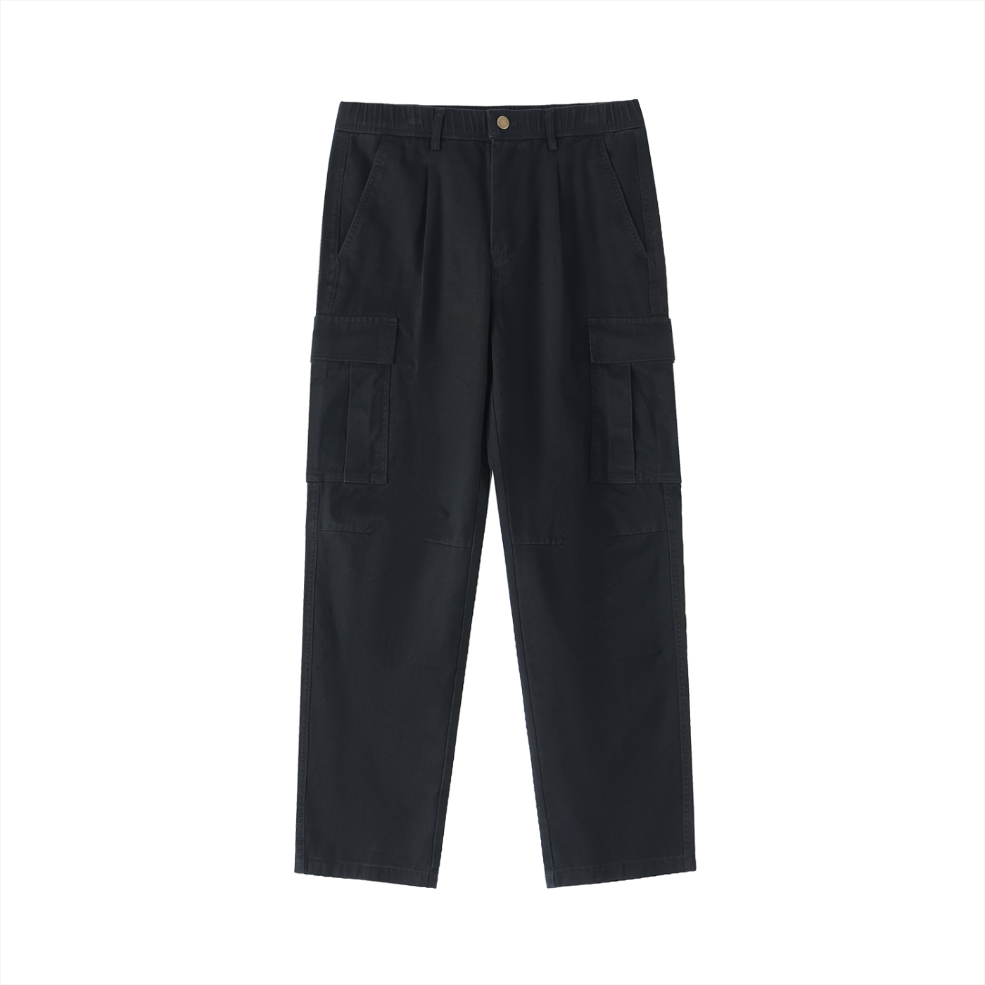 Elevated Basic Cotton Cargo Trousers