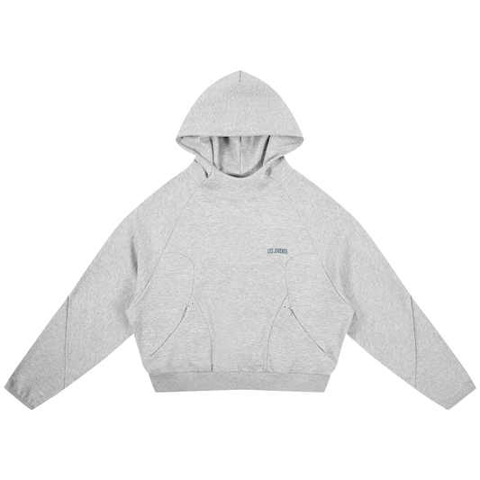 Ski Mountains Panel Hoodie