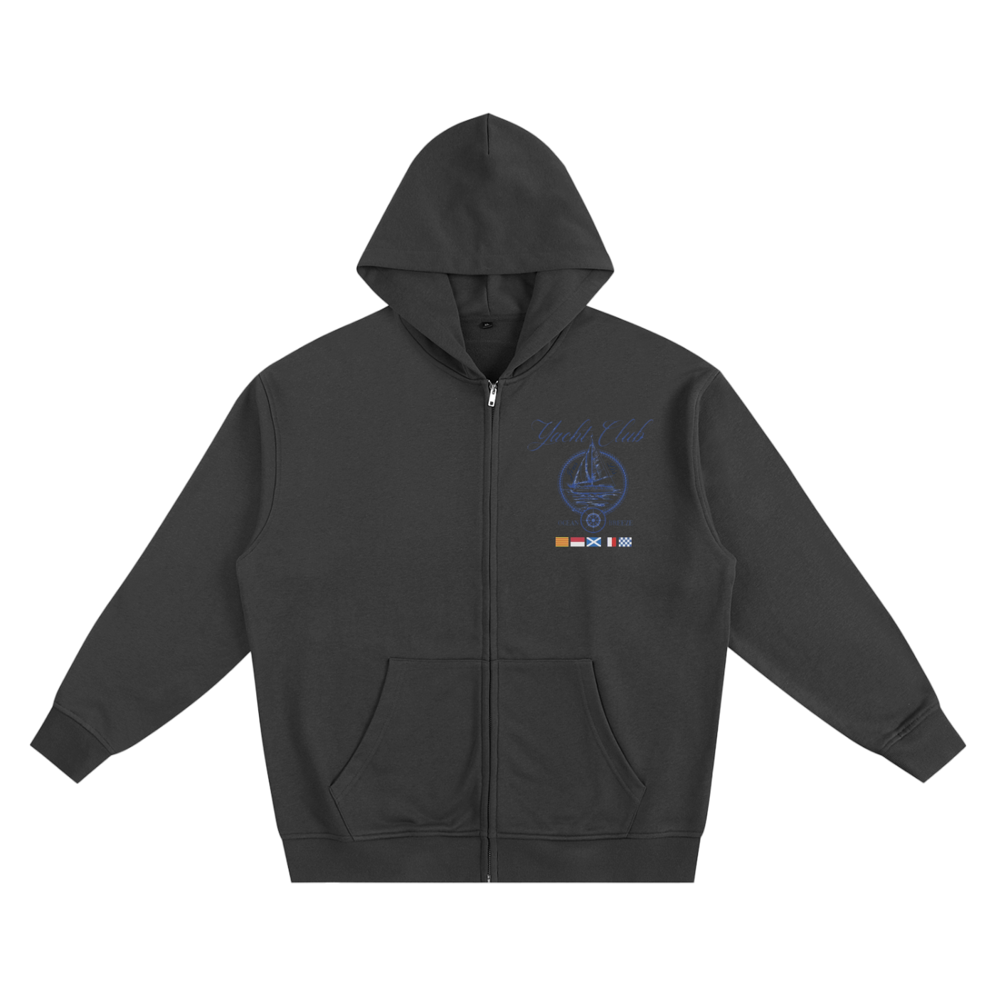 Yacht Club Zip Up Hoodie