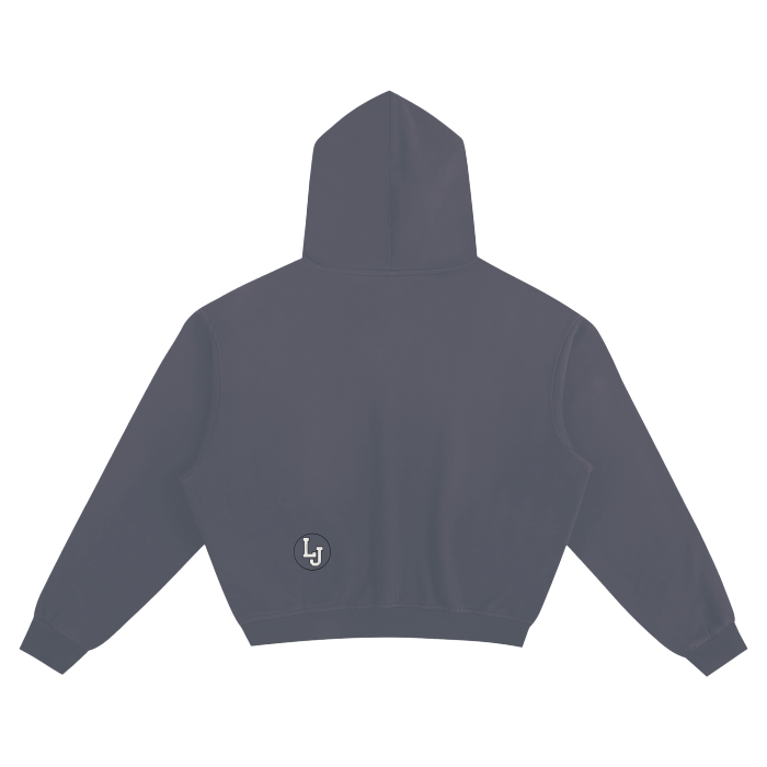 Elevated Basic Stained Boxy Hoodie