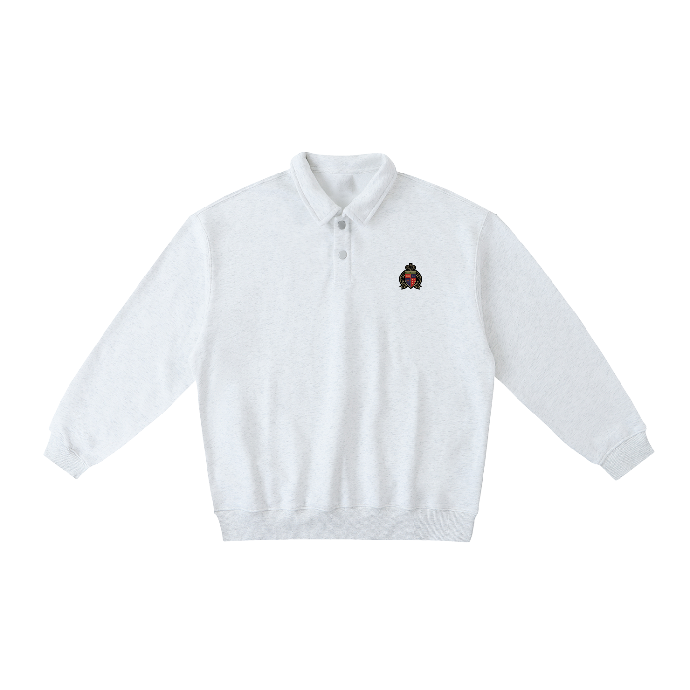 Royal Emblem Long Sleeve Polo