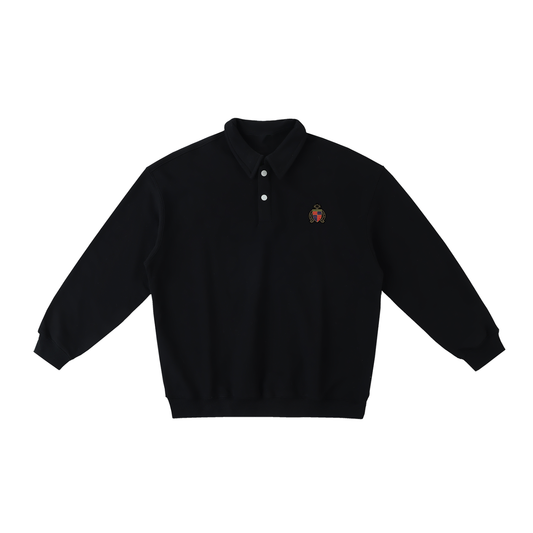 Royal Emblem Long Sleeve Polo