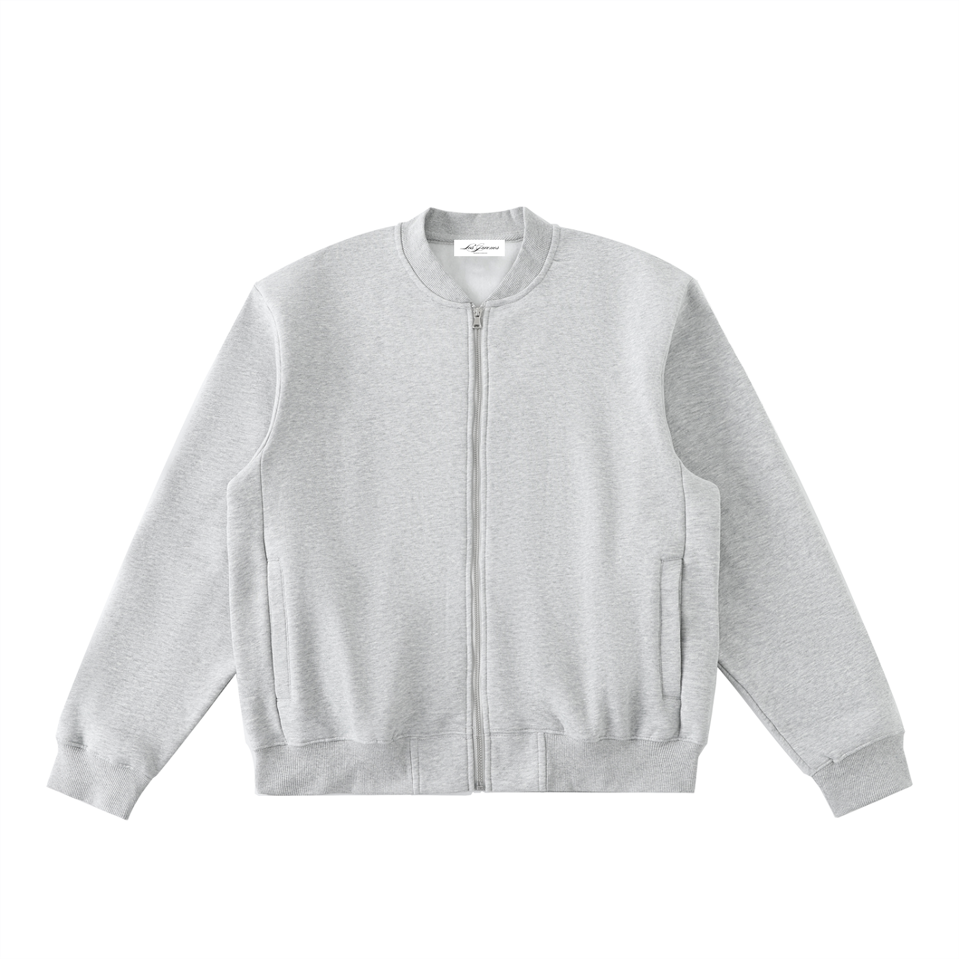 Elevated Basic Zip-Up Fleeced Bomber