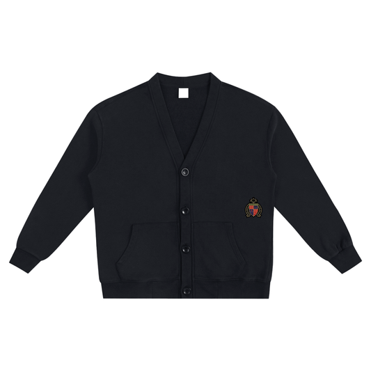 Royal Emblem Cotton Cardigan