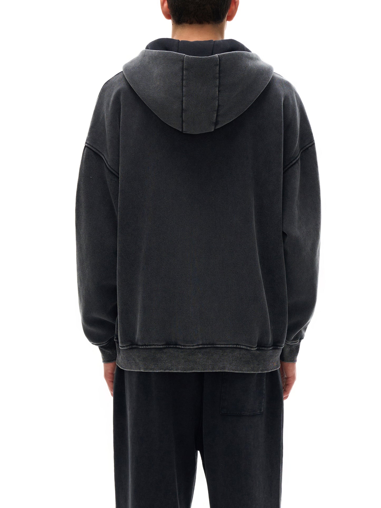 Los Hamptons Washed Zip Up Hoodie