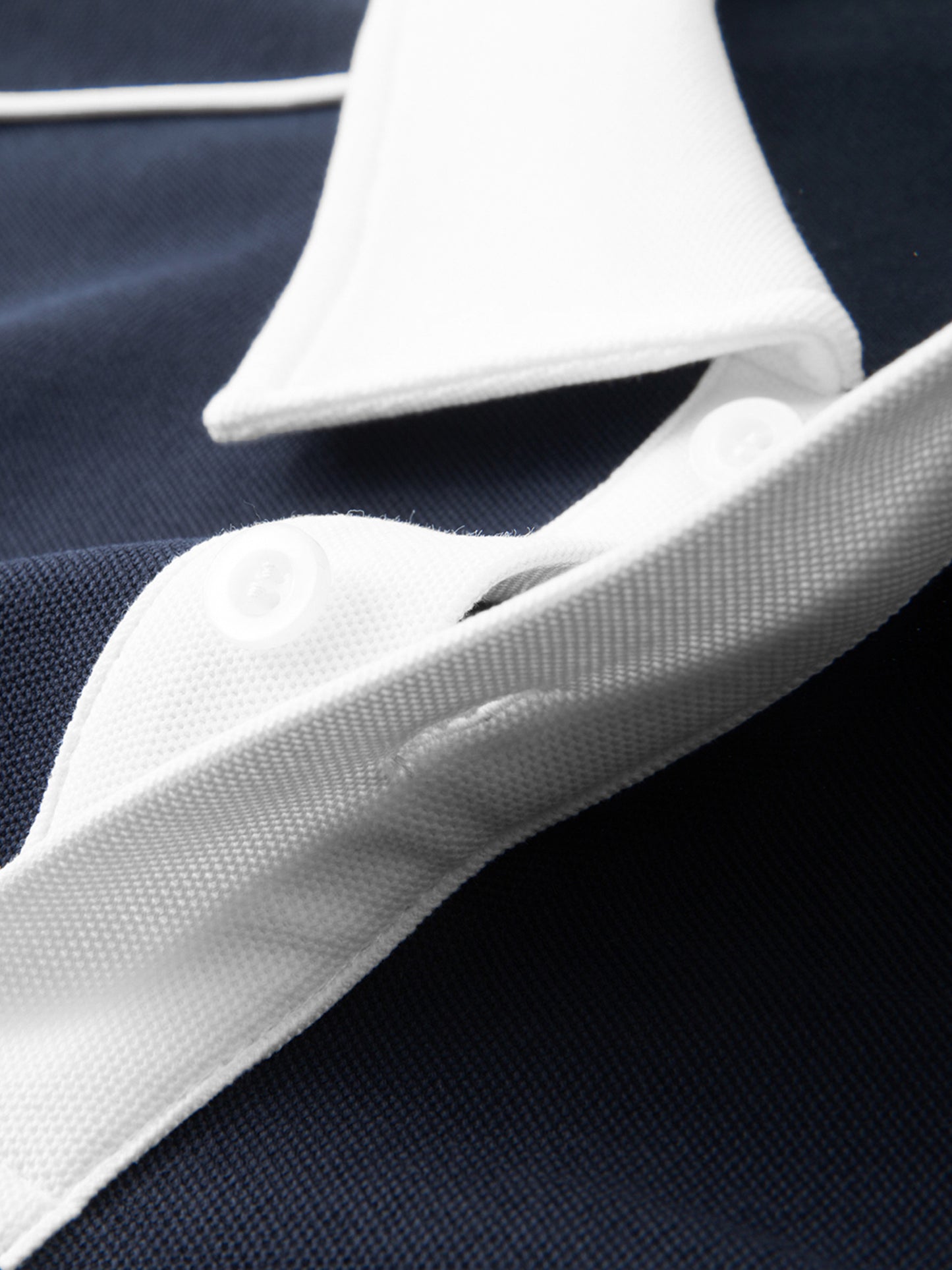 Country Club Crest Two-Tone Polo