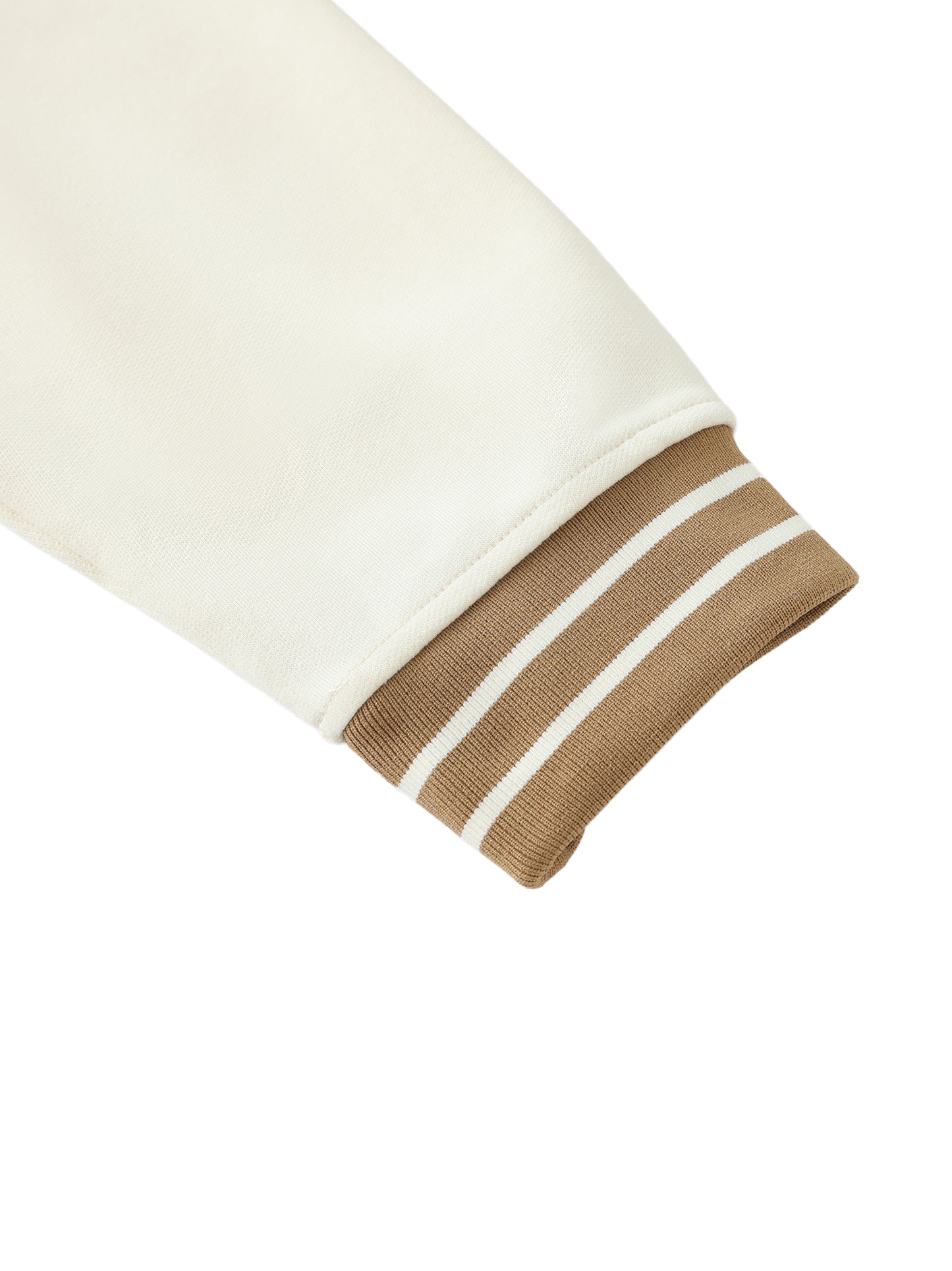 Country Club Striped Trim Zip-Up