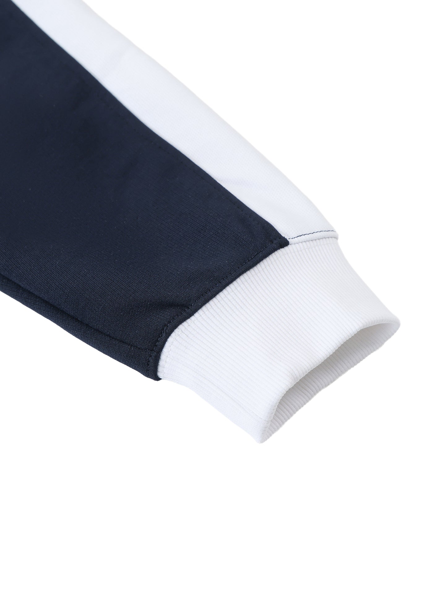 Country Club Crest Two Tone Zip Up Cardigan