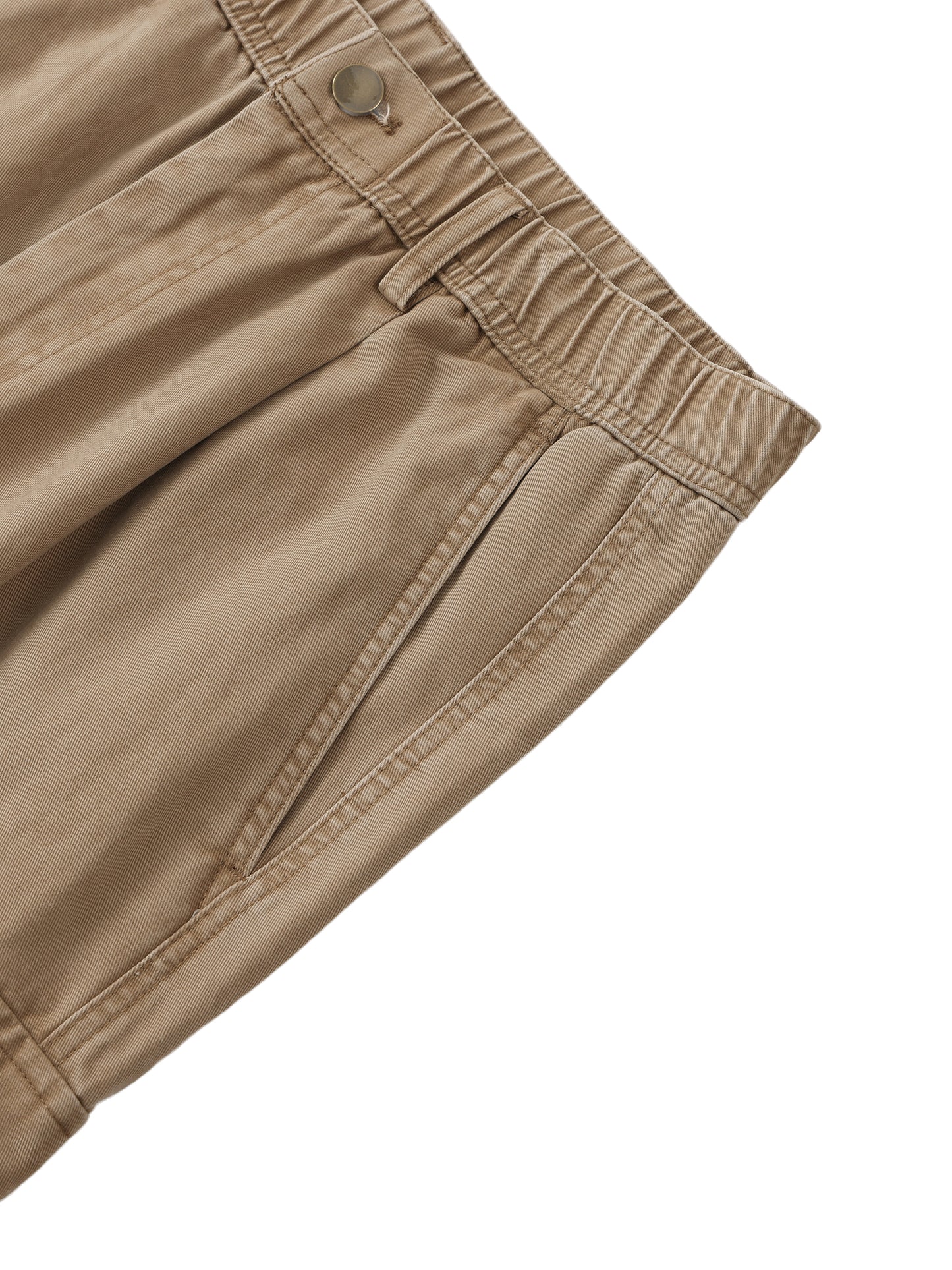 Elevated Basic Cotton Cargo Trousers