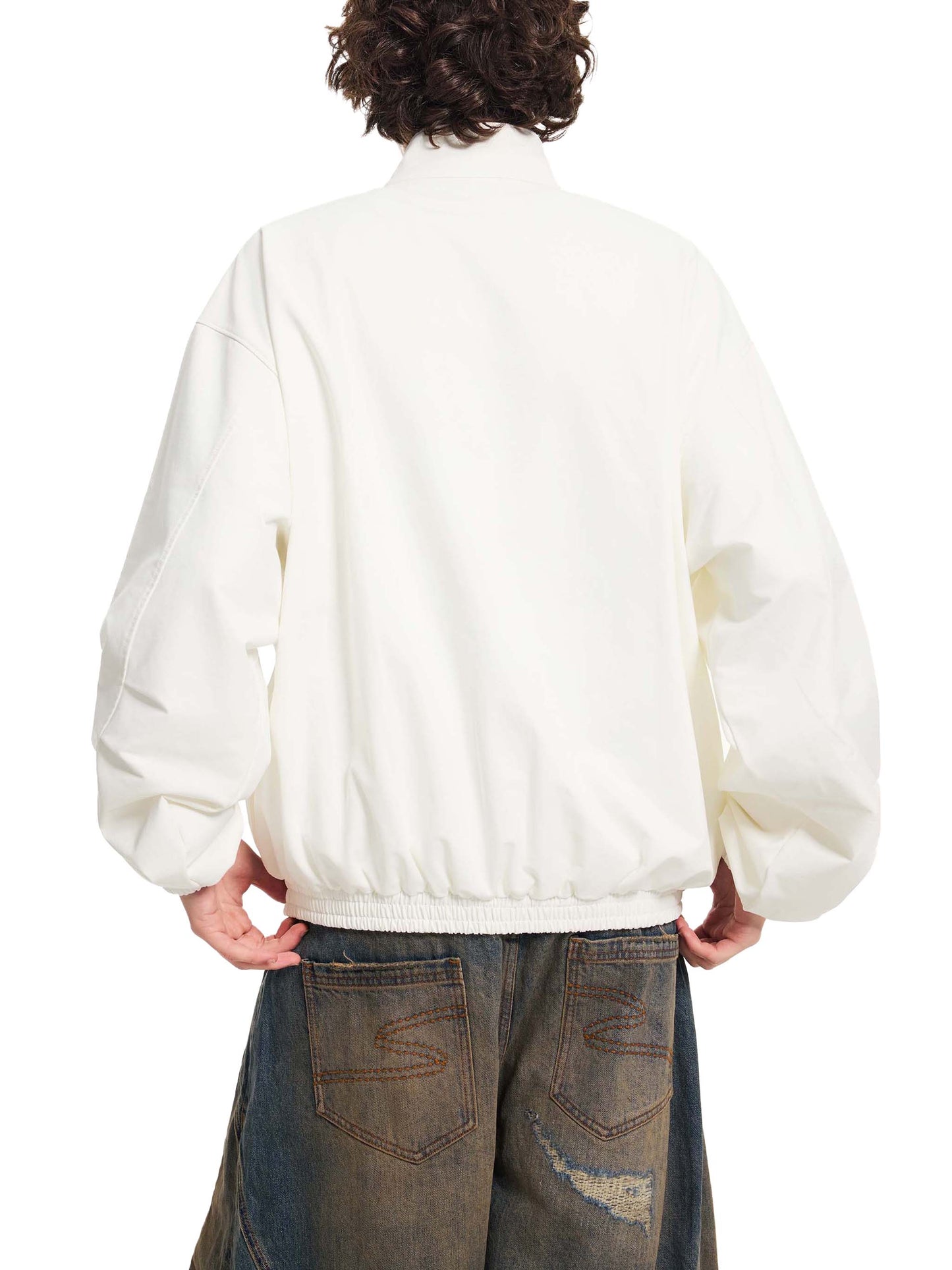 Country Club Buttoned Collar Jacket
