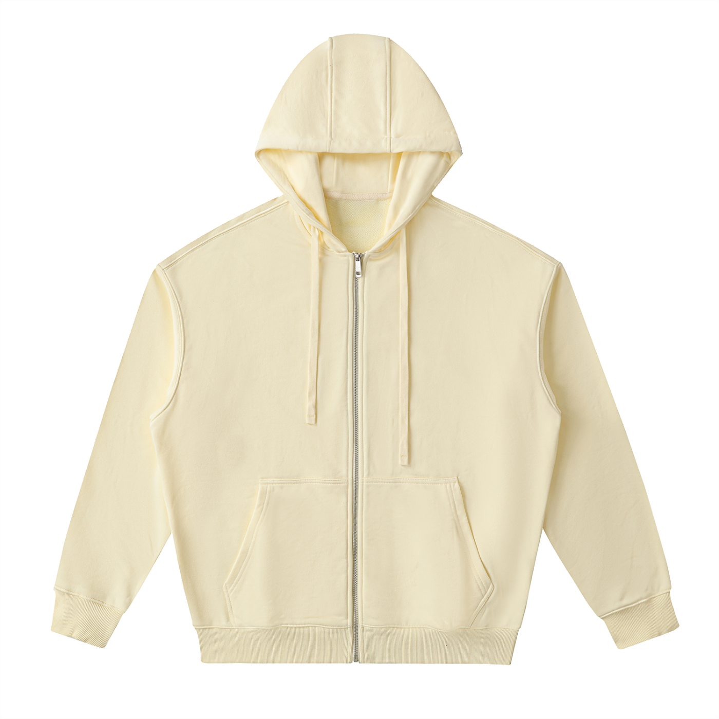 Elevated Basic Heavyweight Zip Up Sweater