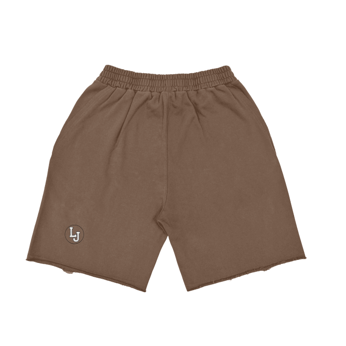 Elevated Basic Tiger Scratch Washed Shorts