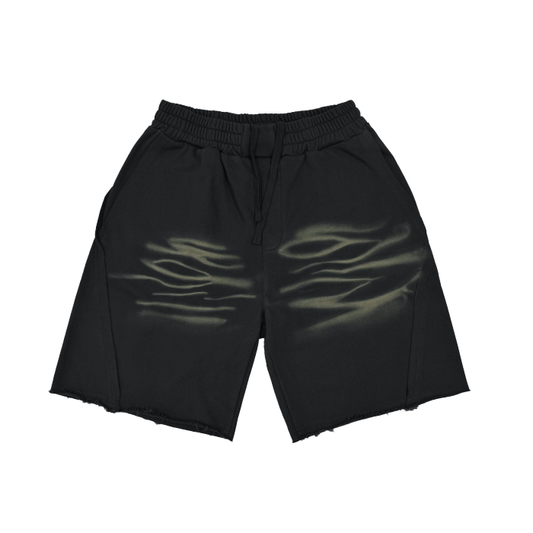 Elevated Basic Tiger Scratch Washed Shorts