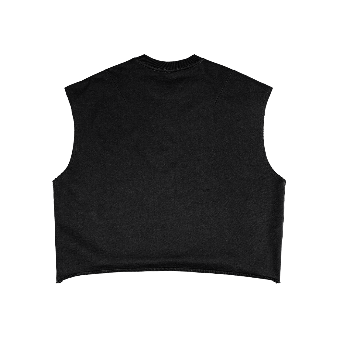 L. Jvns Crest Terry Cloth Sleeve-less Tee