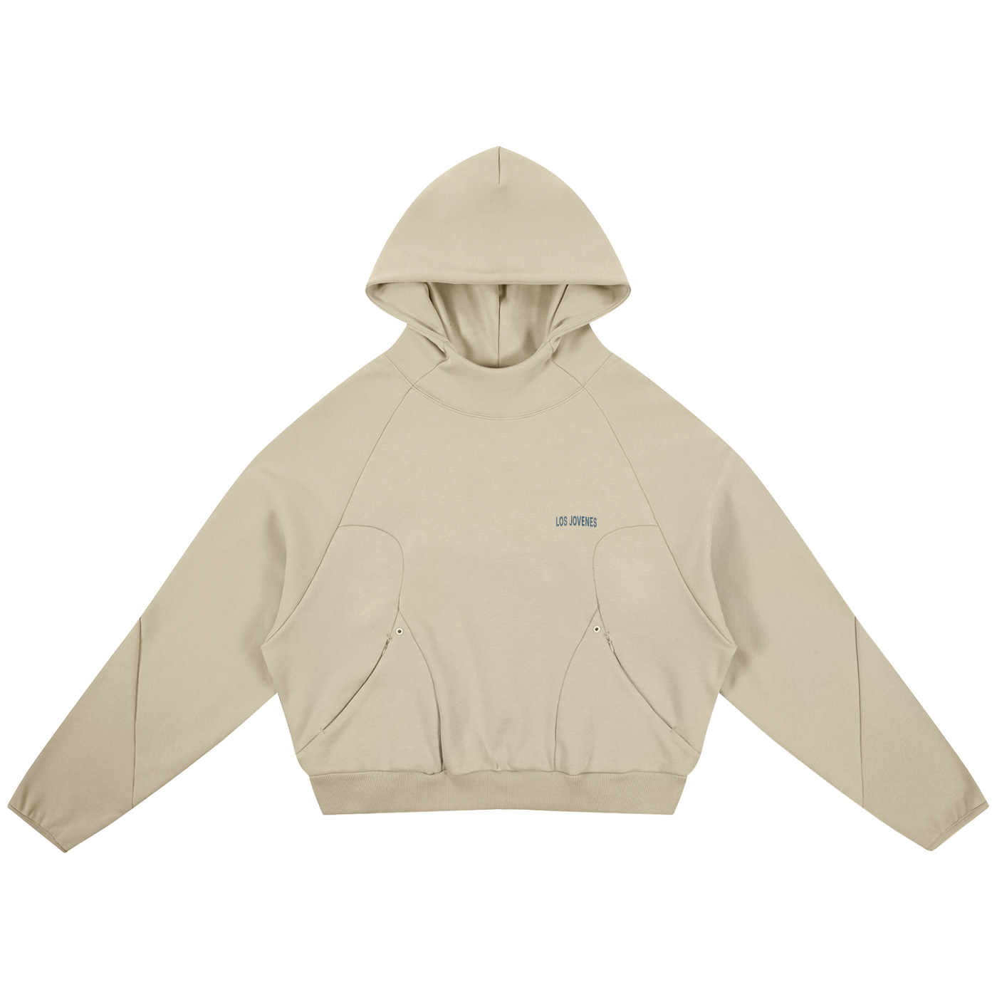 Ski Mountains Panel Hoodie