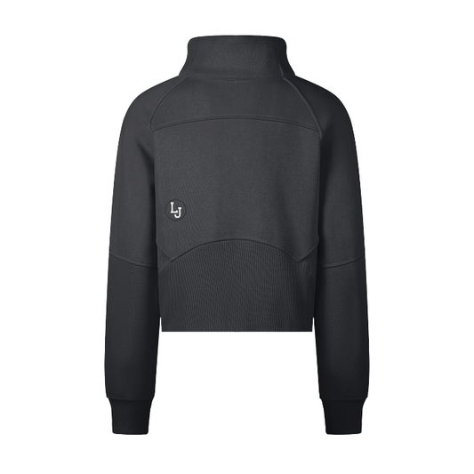 Elevated Basic Cropped Quarter-Zip Sweater