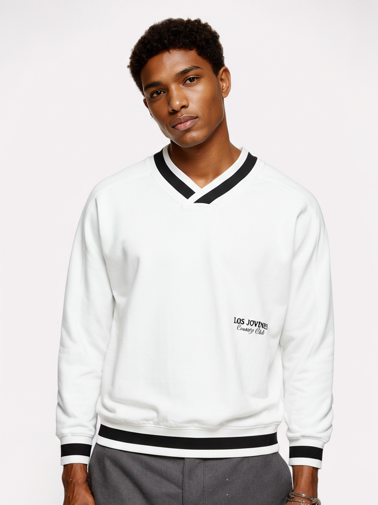 Country Club V-Neck Lined Sweater