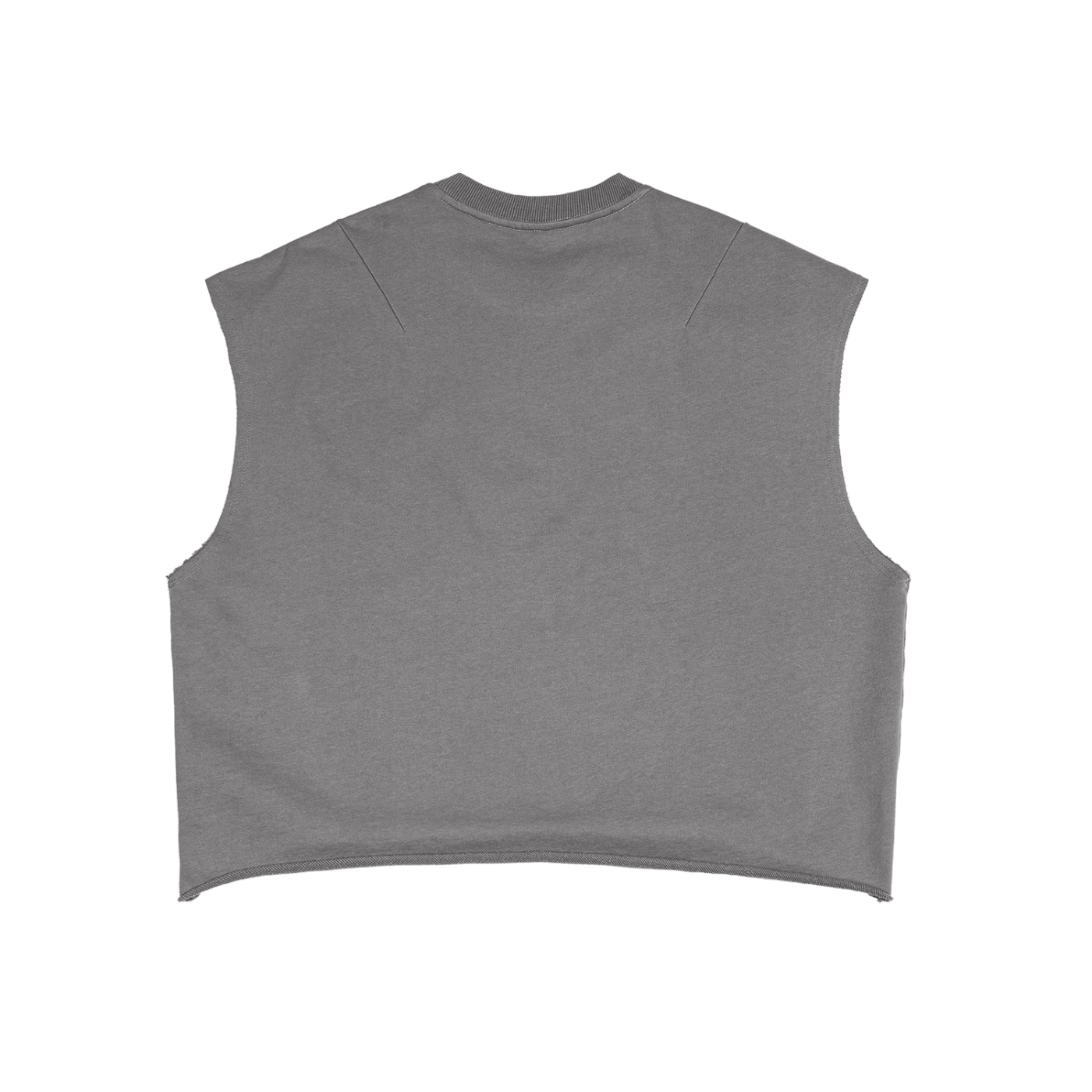 L. Jvns Crest Terry Cloth Sleeve-less Tee