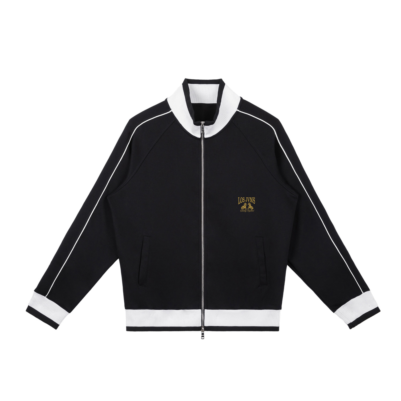 Quality Apparel Knit Zip Up Track Jacket