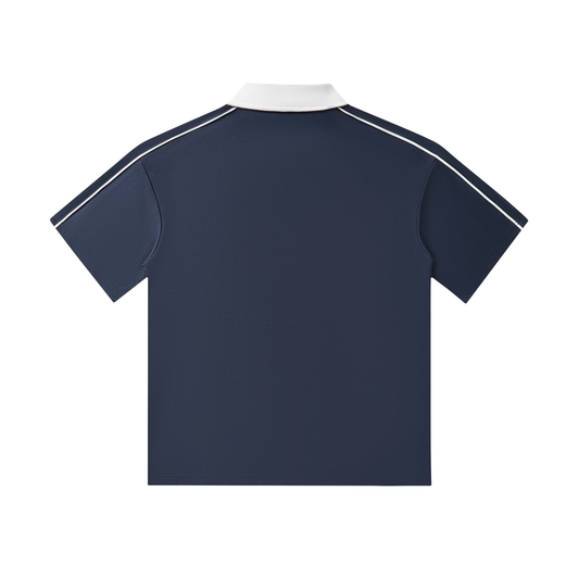 Country Club Crest Two-Tone Polo
