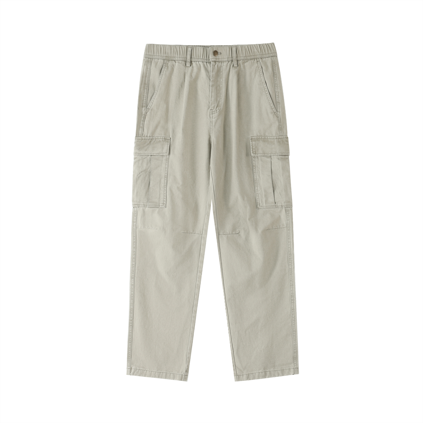 Elevated Basic Cotton Cargo Trousers