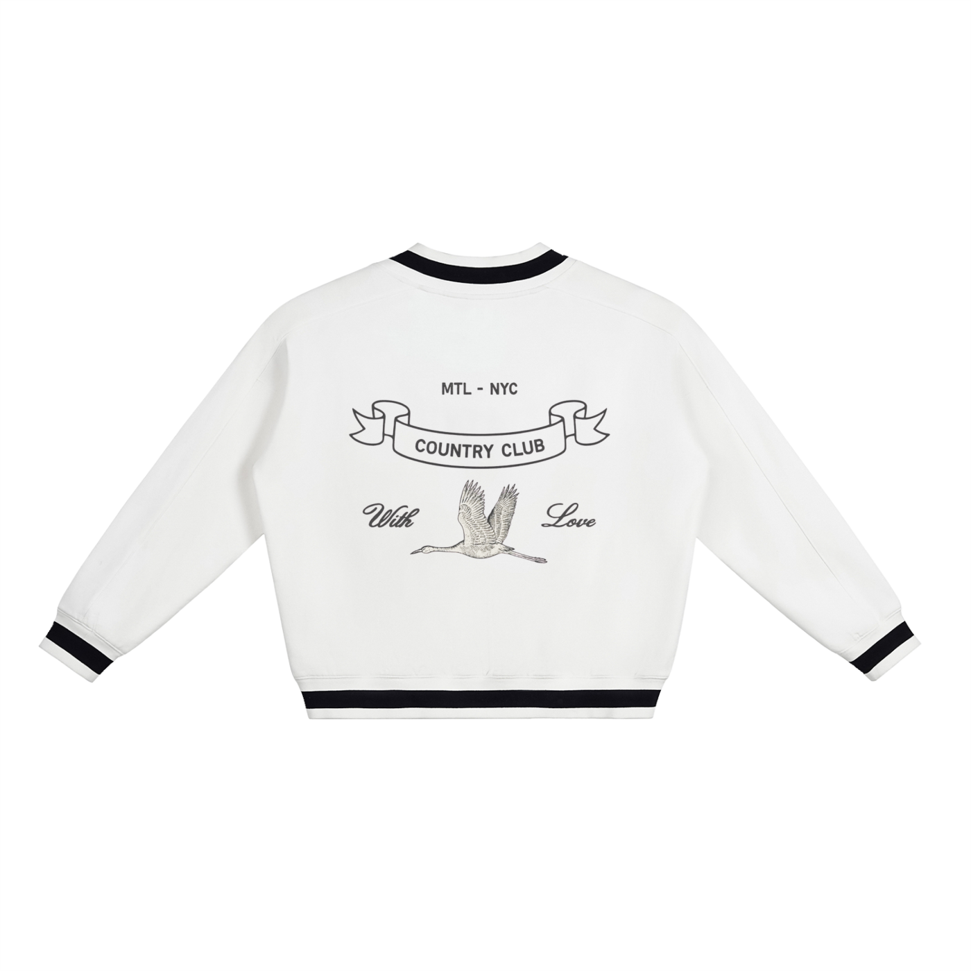 Country Club V-Neck Lined Sweater