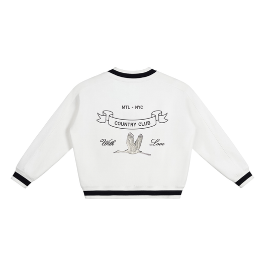Country Club V-Neck Lined Sweater