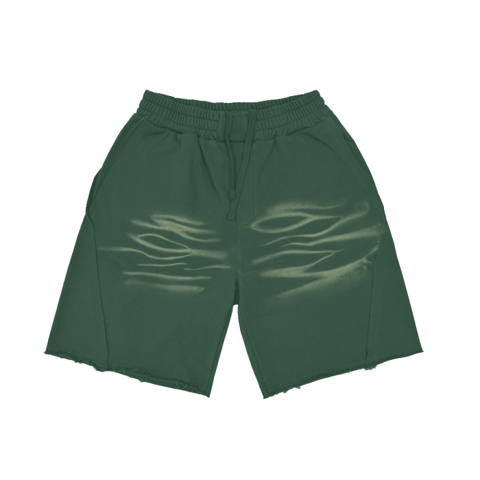 Elevated Basic Tiger Scratch Washed Shorts
