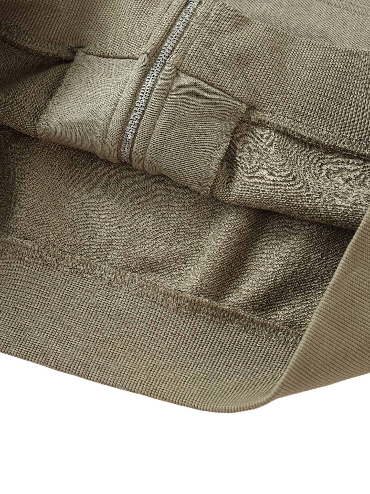 Elevated Basic Heavyweight Zip Up Sweater