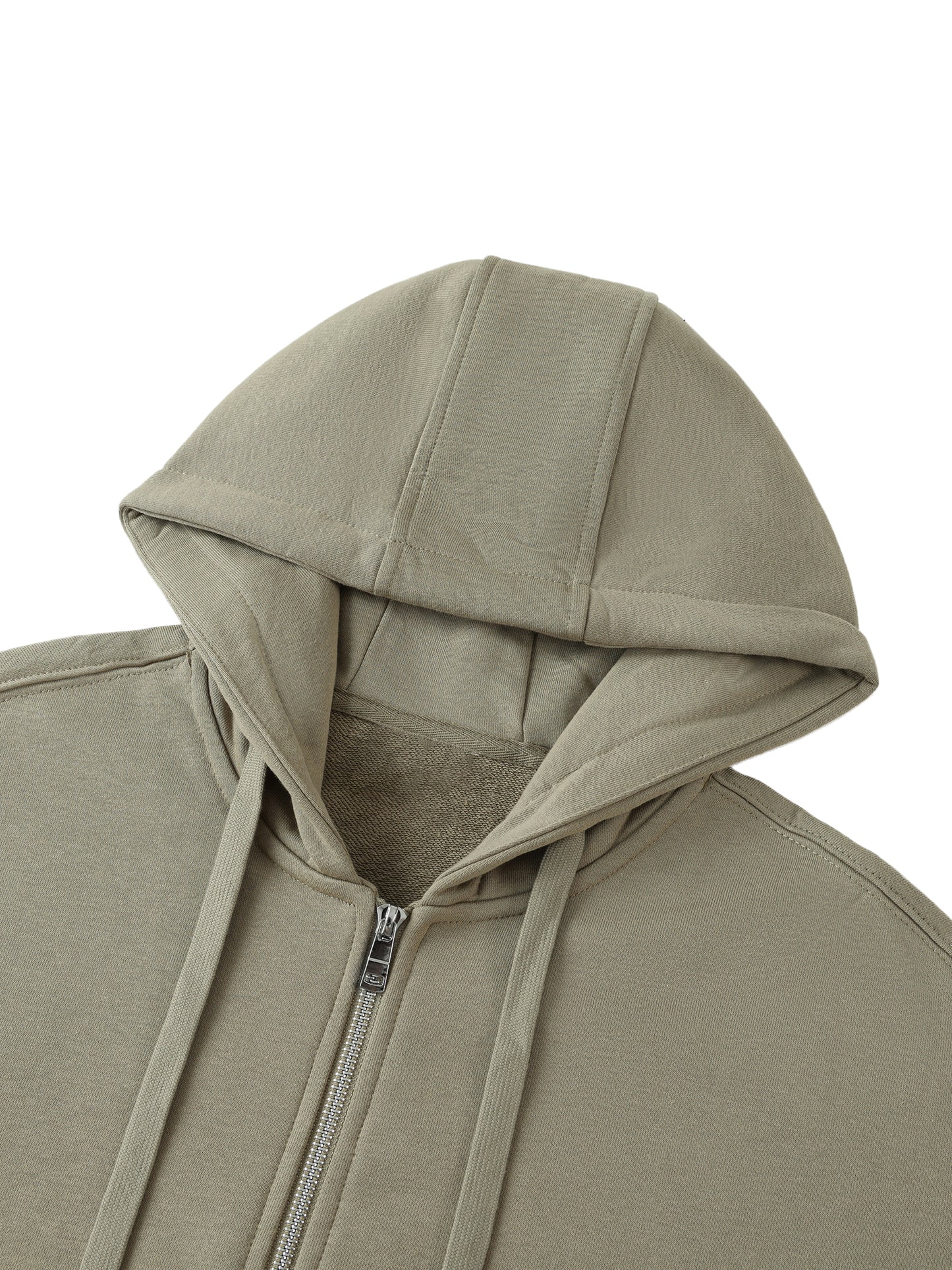 Elevated Basic Heavyweight Zip Up Sweater